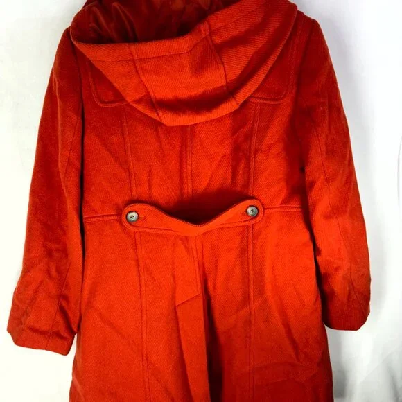 Talbots Wool Blend Hooded Coat - Picture 8 of 10